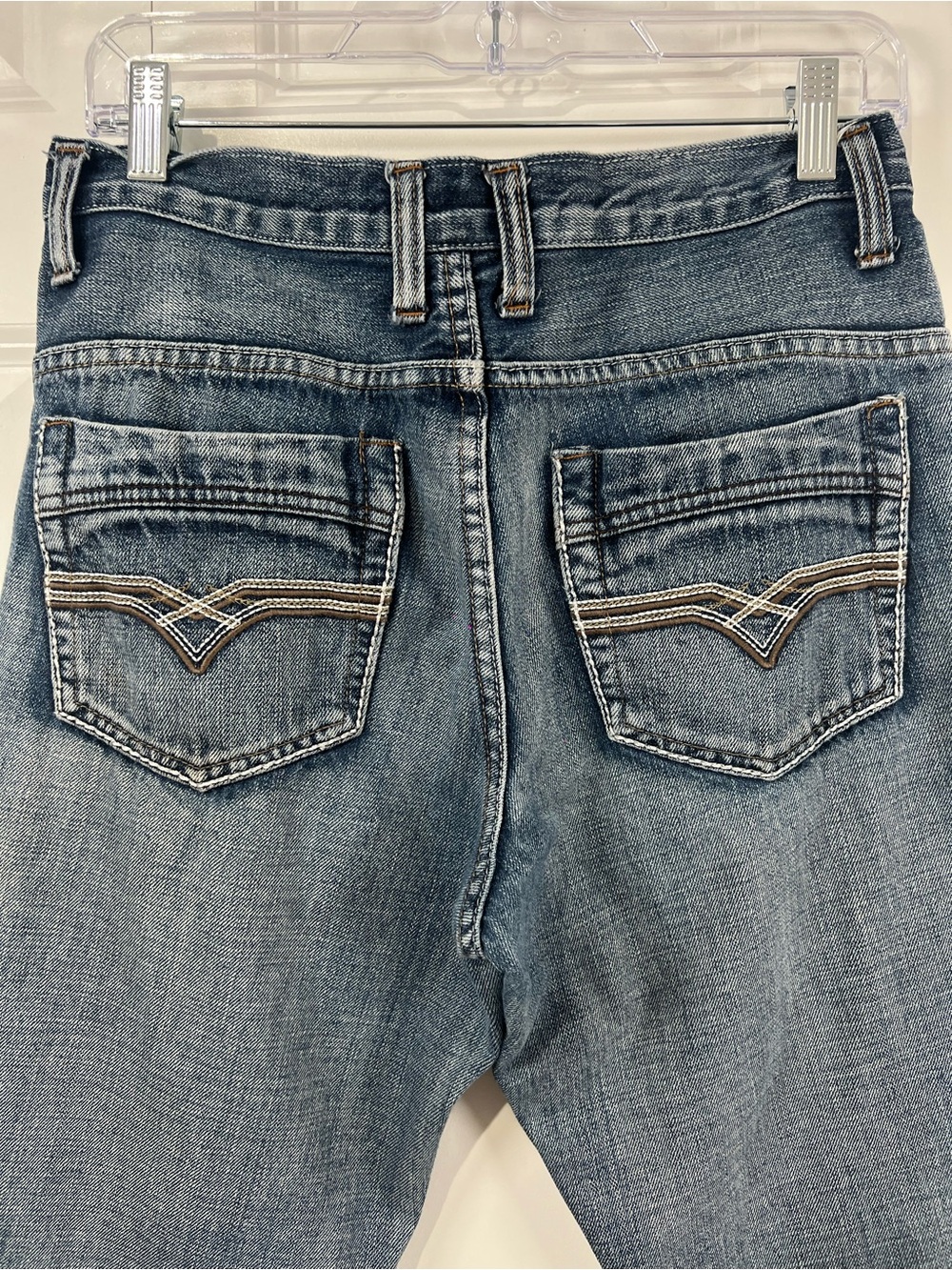 Vintage Classic Bootcut Men's Jeans — Washed Blue